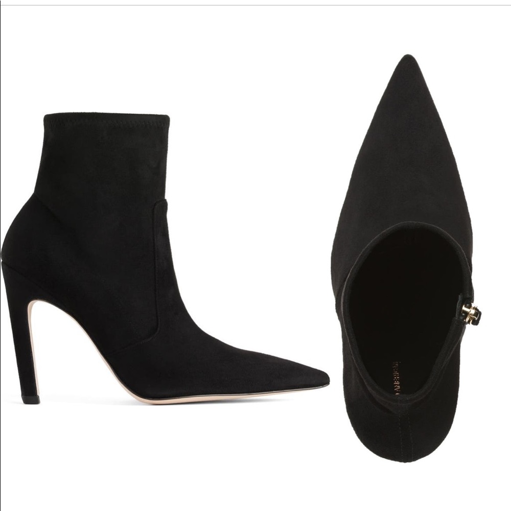 Siren Anika Black Suede Booties- Size 7 - Picture 1 of 7